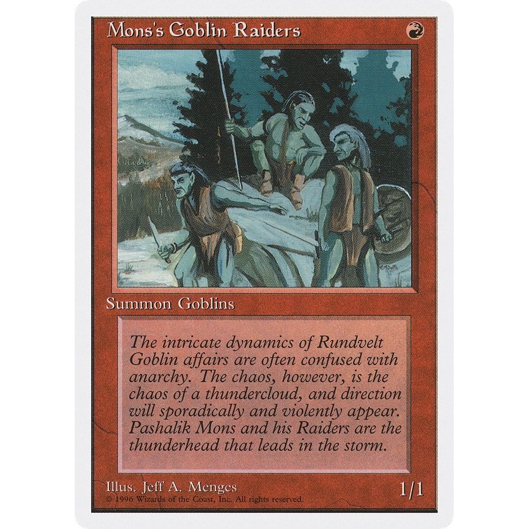 Image for Mons's Goblin Raiders (2PS) - Magic: The Gathering