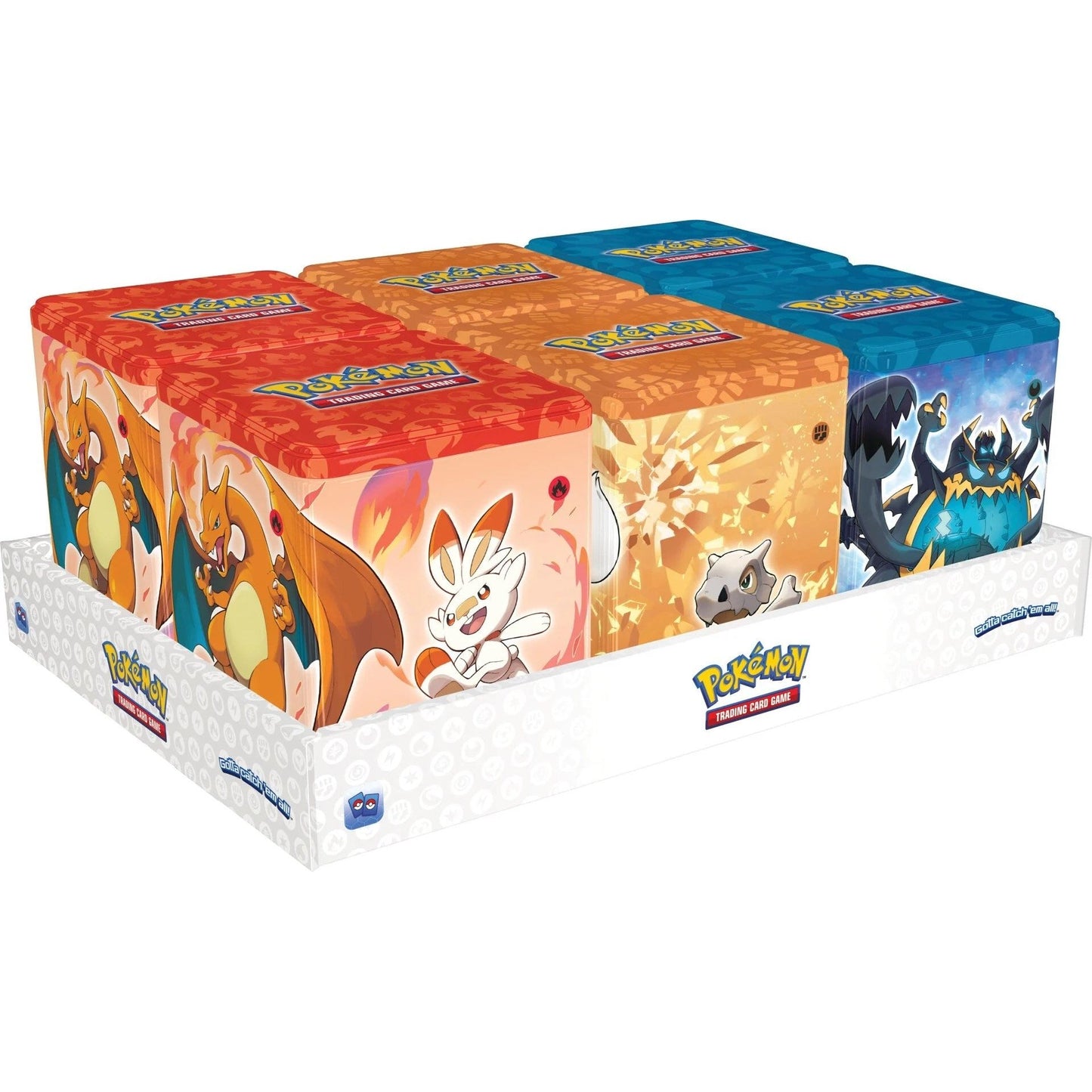 Image for Pokemon Stacking Tins: Fighting-Fire-Darkness Display - Pokemon