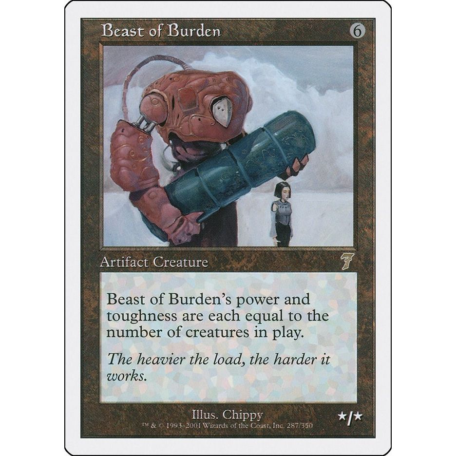 Image for Beast of Burden (287) (7ED) - Magic: The Gathering