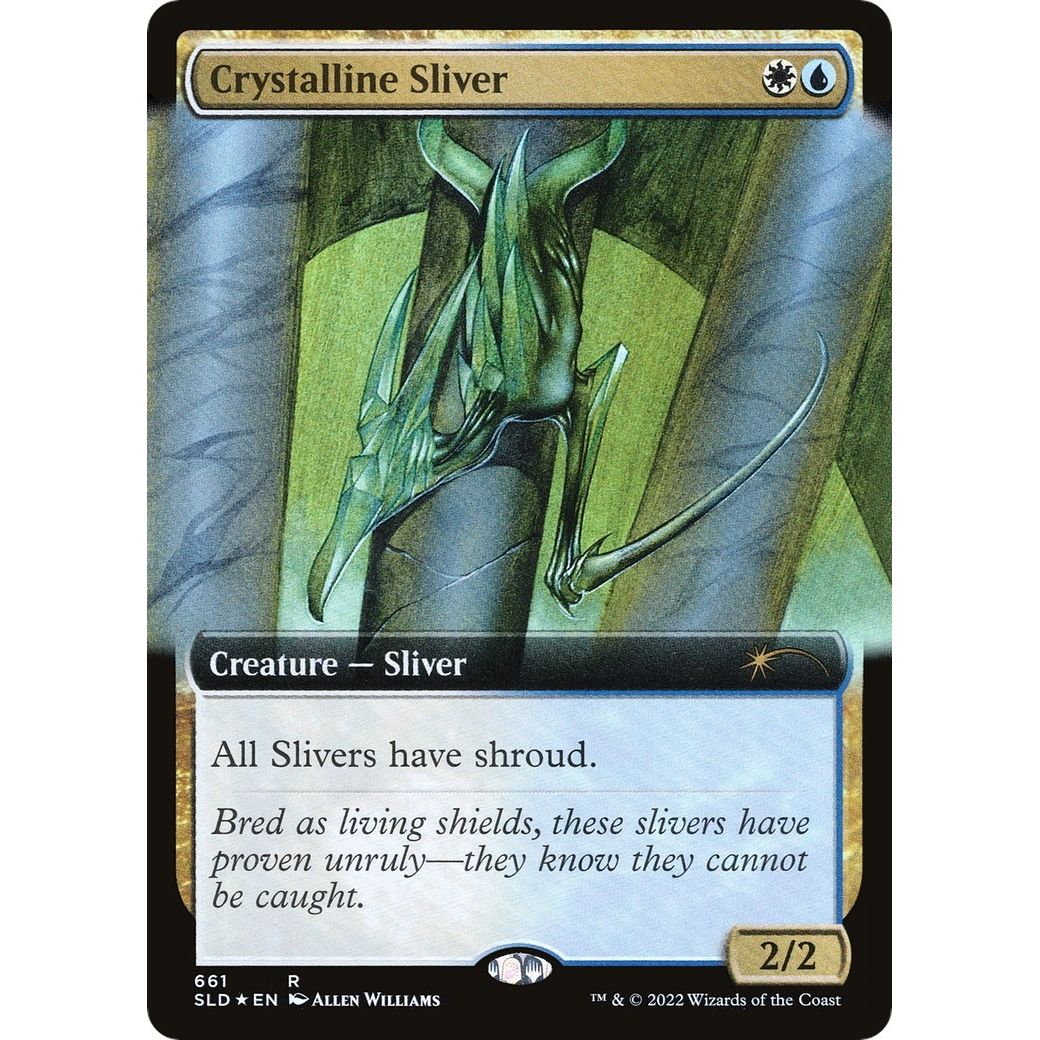 Image for Crystalline Sliver (Extended Art) (661) (SLD) - Magic: The Gathering