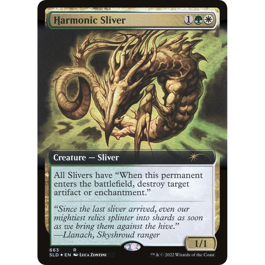 Image for Harmonic Sliver (Extended Art) (663) (SLD) - Magic: The Gathering