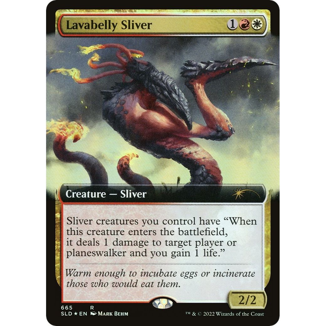 Image for Lavabelly Sliver (Extended Art) (665) (SLD) - Magic: The Gathering