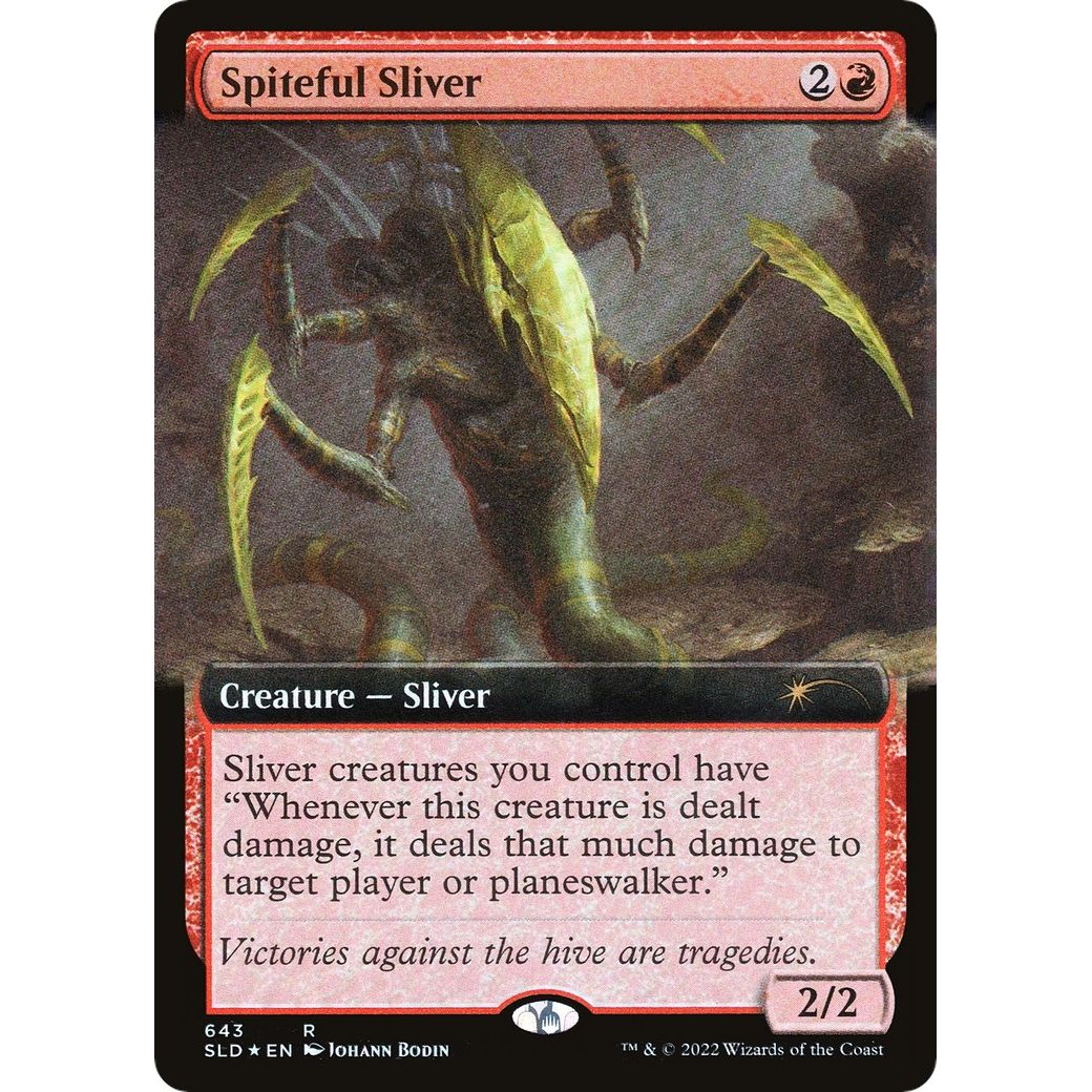 Image for Spiteful Sliver (Extended Art) (643) (SLD) - Magic: The Gathering