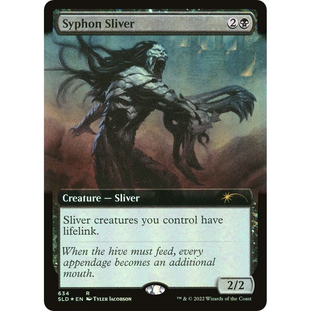 Image for Syphon Sliver (Extended Art) (634) (SLD) - Magic: The Gathering