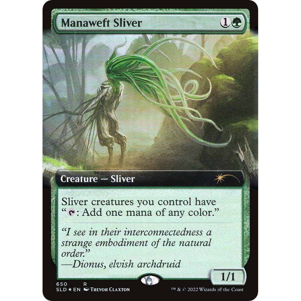 Image for Manaweft Sliver (Extended Art) (650) (SLD) - Magic: The Gathering