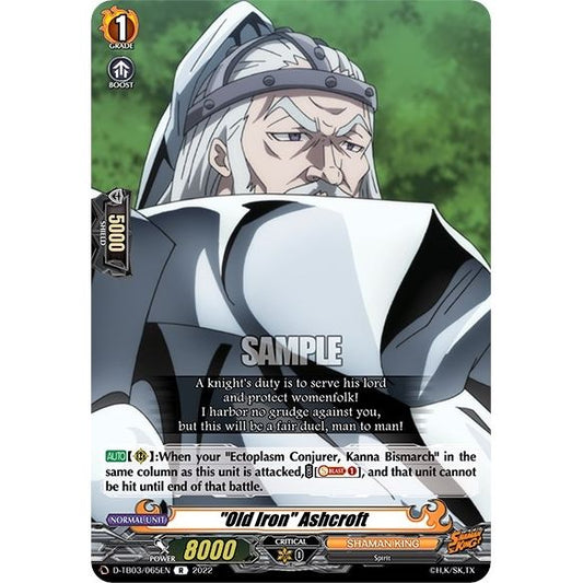 Image for "Old Iron" Ashcroft (D-TB03/065EN) (D-TB03) - Cardfight Vanguard