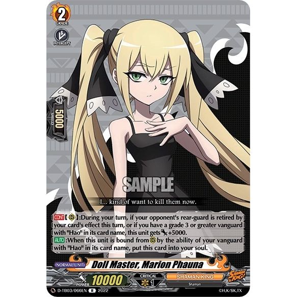 Image for Doll Master, Marion Phauna (D-TB03/066EN) (D-TB03) - Cardfight Vanguard