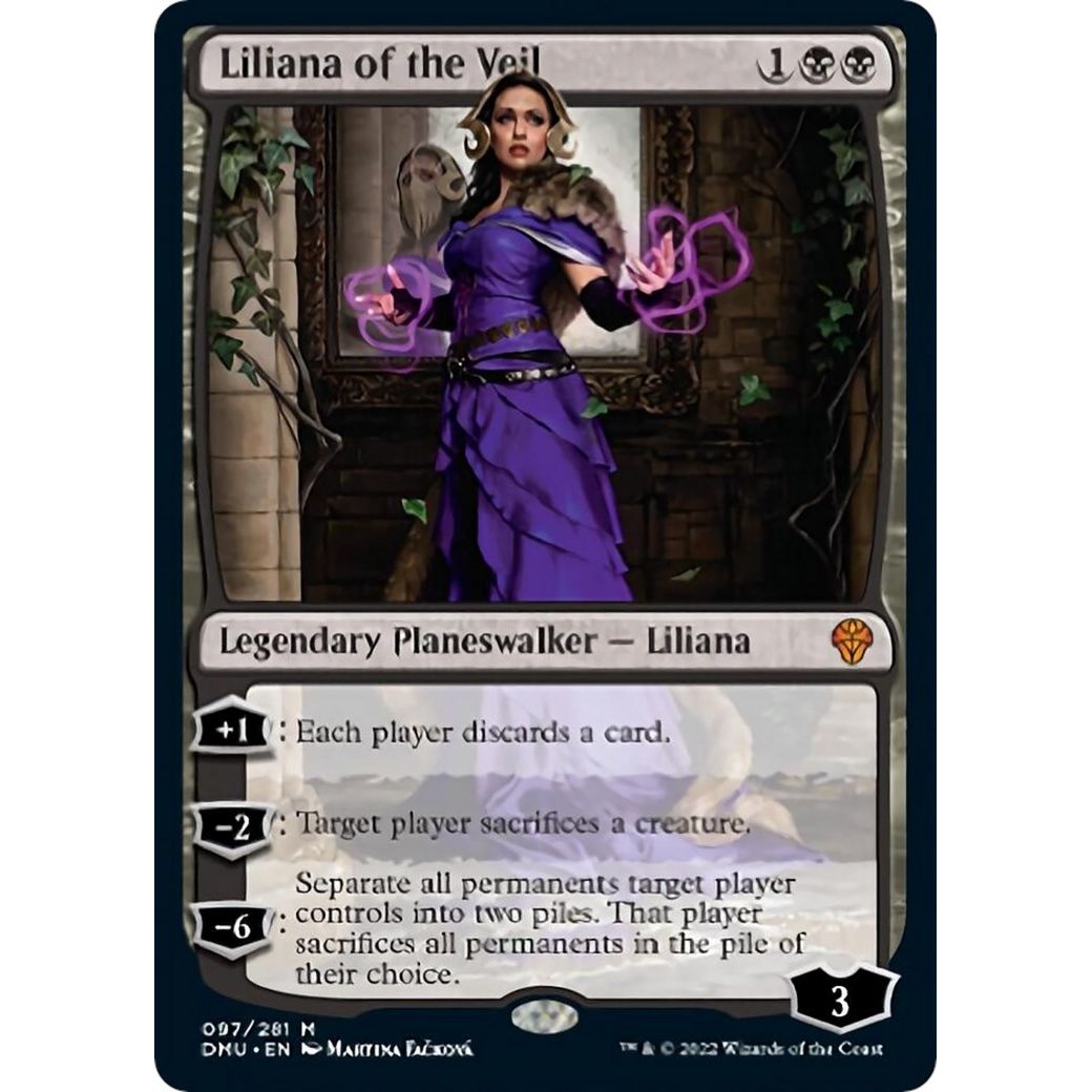 Image for Liliana of the Veil (97) (DMU) - Magic: The Gathering