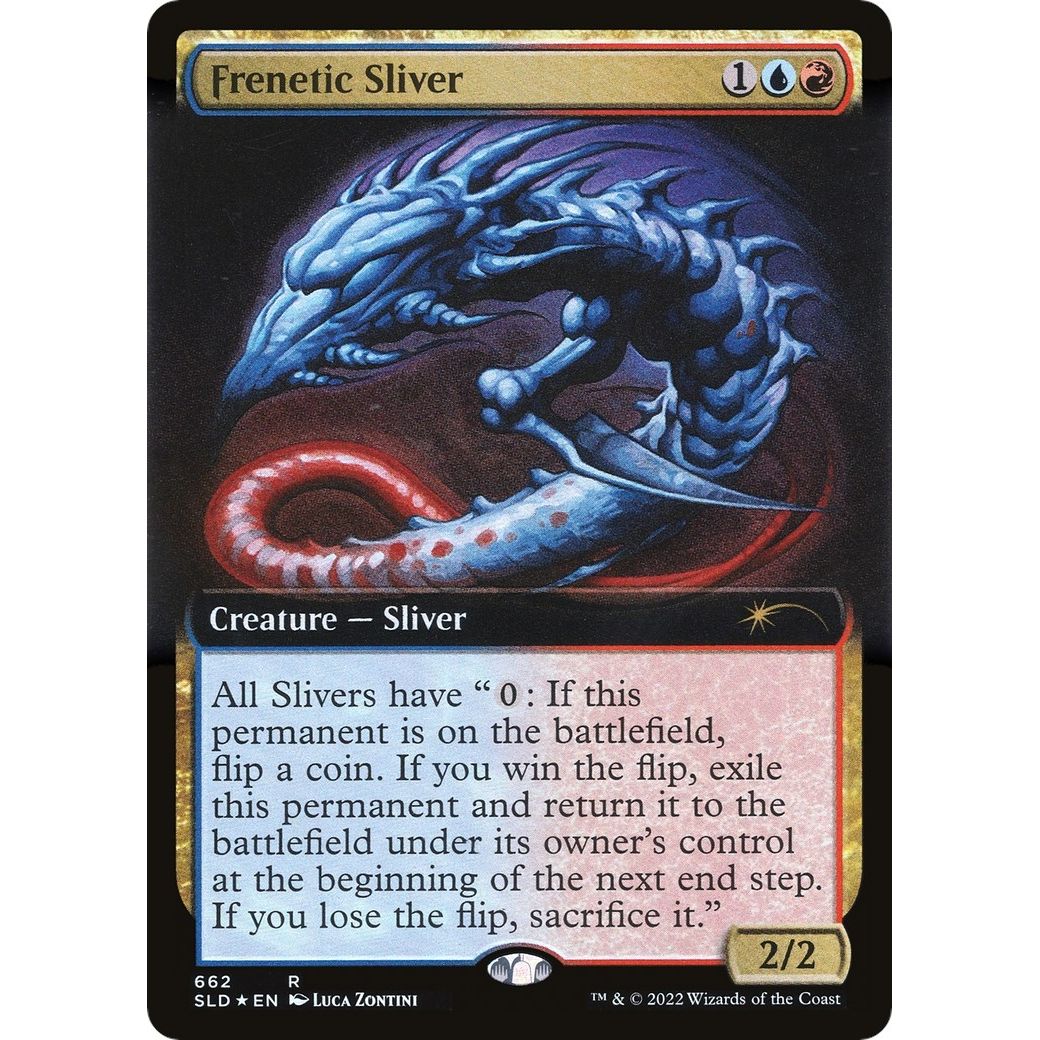 Image for Frenetic Sliver (Extended Art) (662) (SLD) - Magic: The Gathering