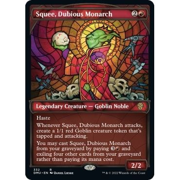 Image for Squee, Dubious Monarch (Textured Foil) (332) (DMU) - Magic: The Gathering