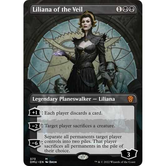 Image for Liliana of the Veil (Borderless) (373) (DMU) - Magic: The Gathering