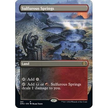 Image for Sulfurous Springs (Borderless) (381) (DMU) - Magic: The Gathering