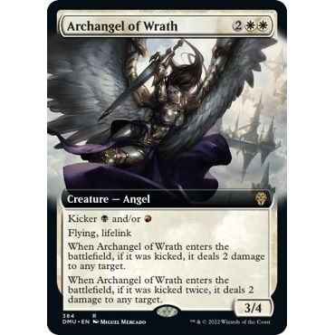Image for Archangel of Wrath (Extended Art) (384) (DMU) - Magic: The Gathering