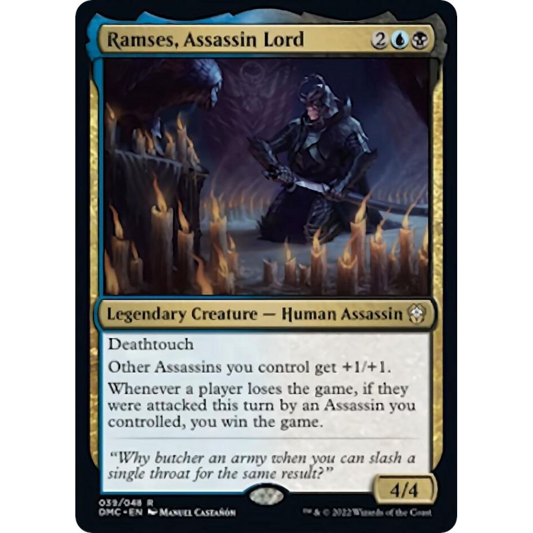 Image for Ramses, Assassin Lord (39) (DMC) - Magic: The Gathering