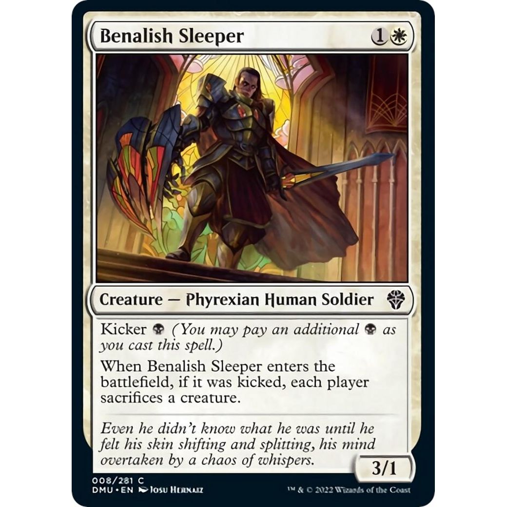 Image for Benalish Sleeper (8) (DMU) - Magic: The Gathering