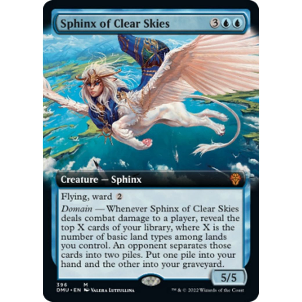 Image for Sphinx of Clear Skies (Extended Art) (396) (DMU) - Magic: The Gathering