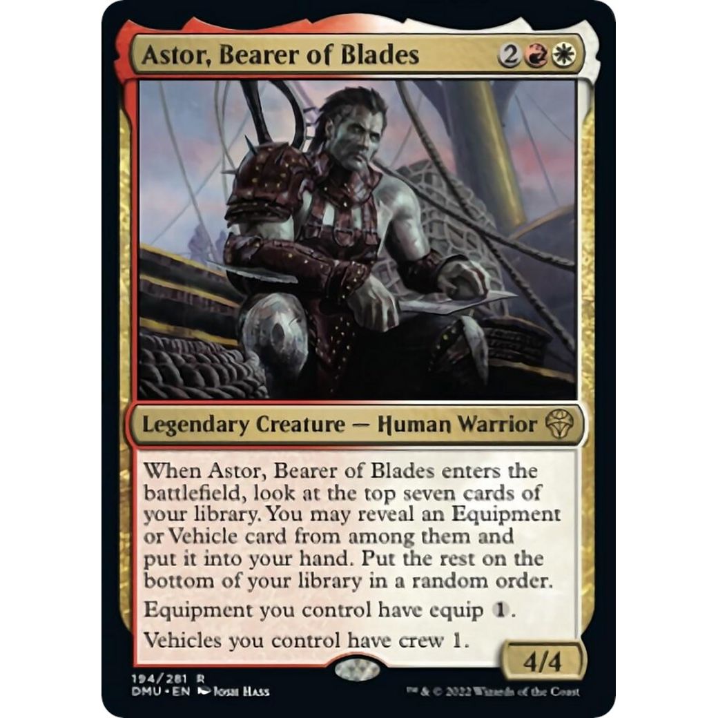 Image for Astor, Bearer of Blades (194) (DMU) - Magic: The Gathering