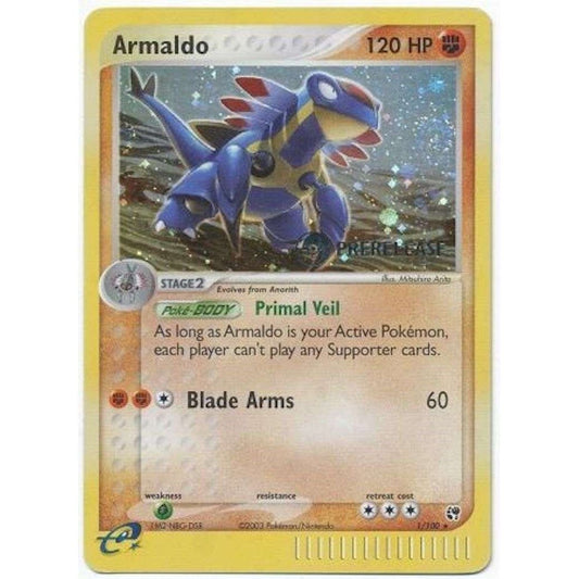 Image for Armaldo - 1/100 (Prerelease) (001/100) (MCAP) - Pokemon