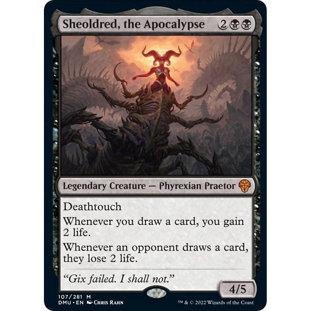 Image for Sheoldred, the Apocalypse (107) (DMU) - Magic: The Gathering