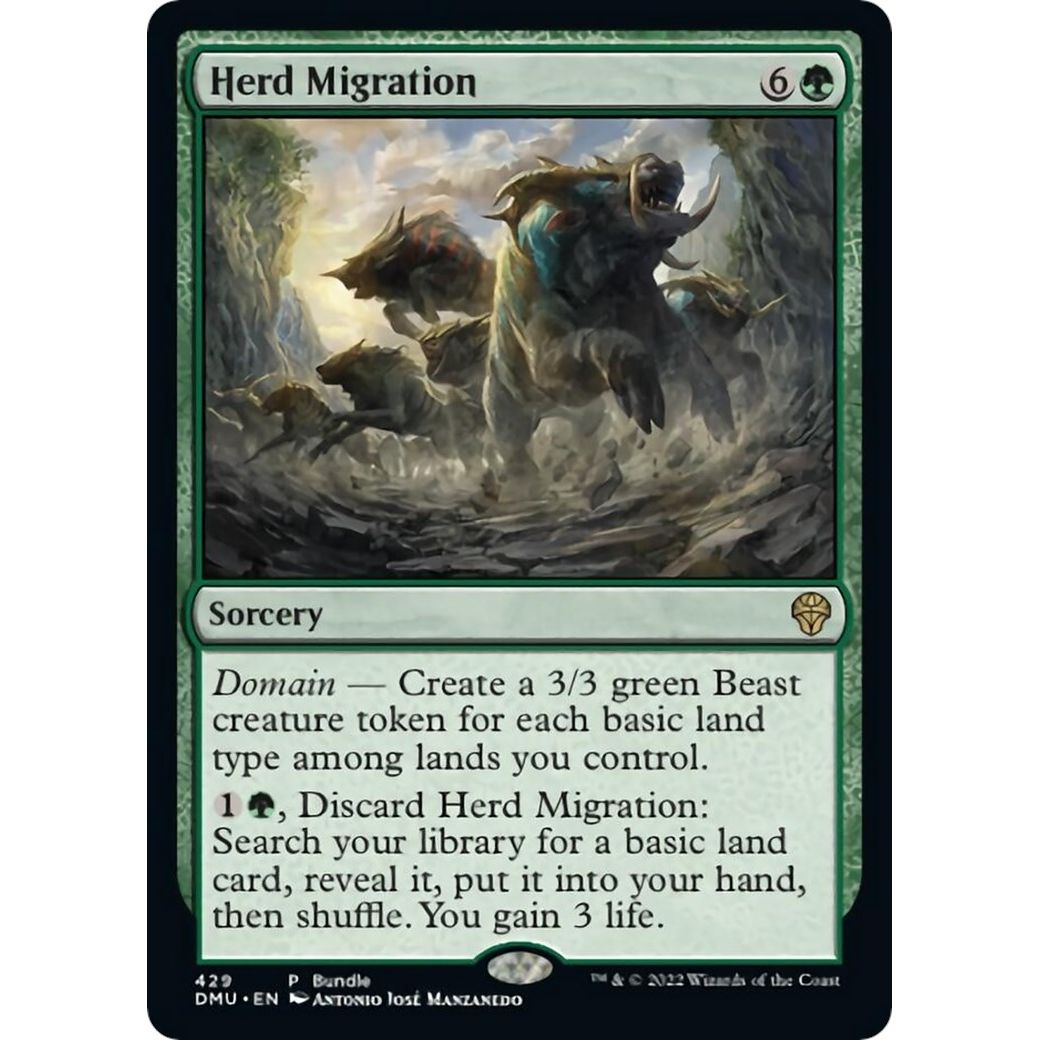 Image for Herd Migration (DMU Bundle) (429) (UMP) - Magic: The Gathering