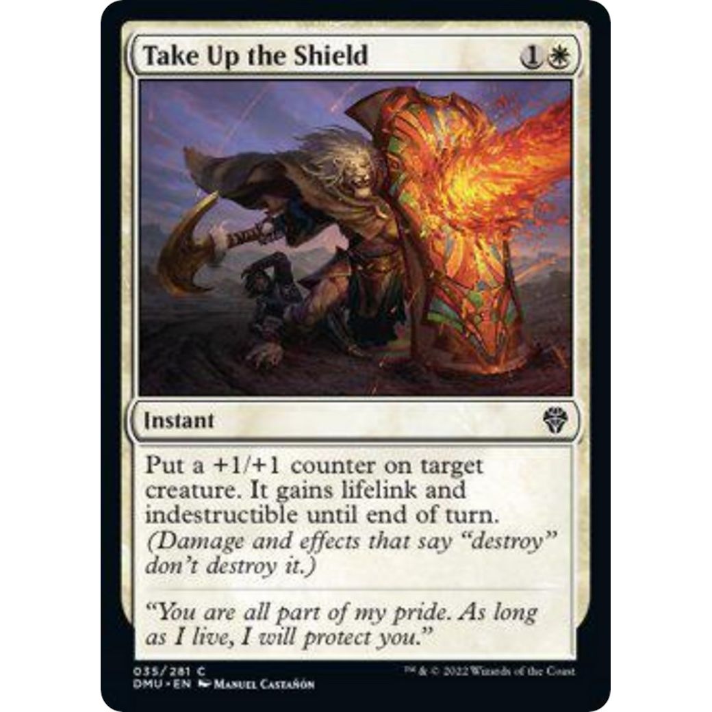 Image for Take Up the Shield (35) (DMU) - Magic: The Gathering