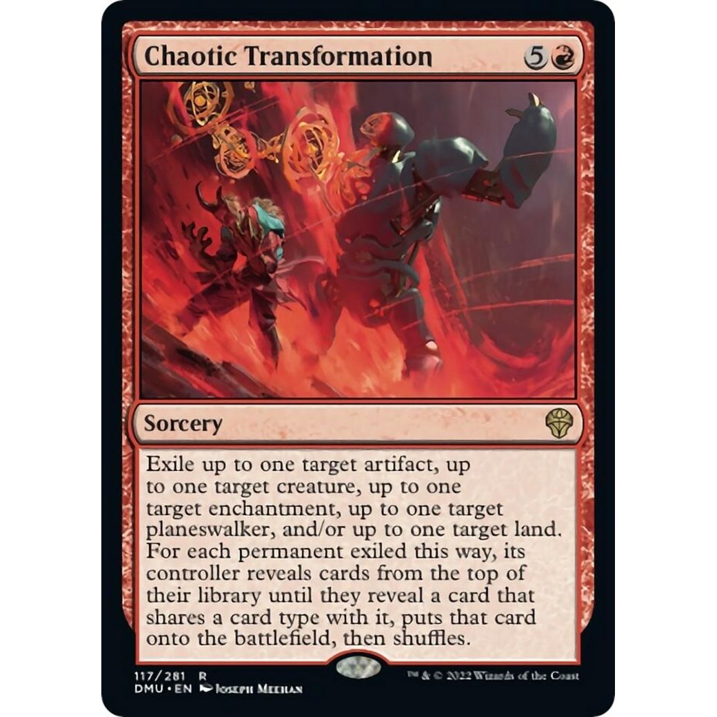 Image for Chaotic Transformation (117) (DMU) - Magic: The Gathering