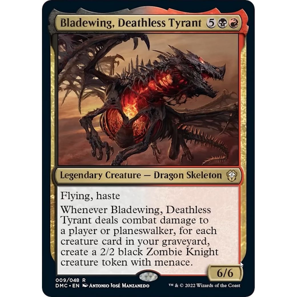 Image for Bladewing, Deathless Tyrant (9) (DMC) - Magic: The Gathering