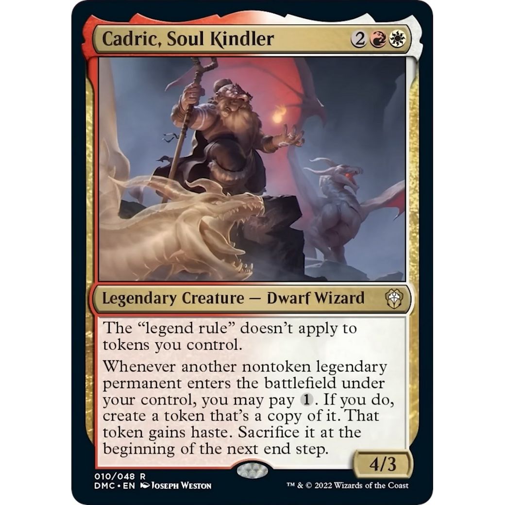 Image for Cadric, Soul Kindler (10) (DMC) - Magic: The Gathering