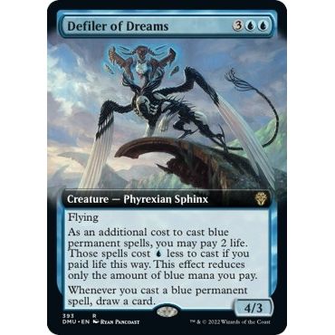 Image for Defiler of Dreams (Extended Art) (393) (DMU) - Magic: The Gathering