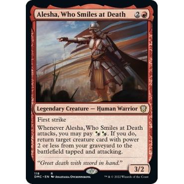Image for Alesha, Who Smiles at Death (118) (DMC) - Magic: The Gathering