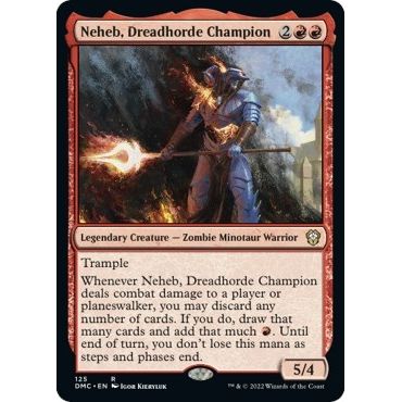 Image for Neheb, Dreadhorde Champion (125) (DMC) - Magic: The Gathering