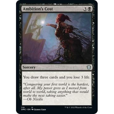 Image for Ambition's Cost (110) (DMC) - Magic: The Gathering