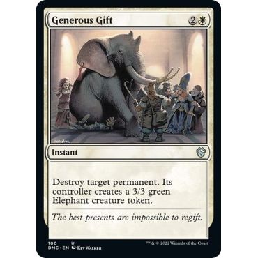 Image for Generous Gift (100) (DMC) - Magic: The Gathering