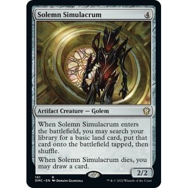 Image for Solemn Simulacrum (191) (DMC) - Magic: The Gathering