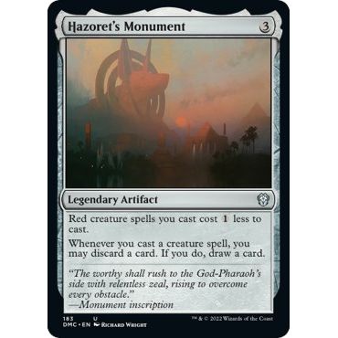 Image for Hazoret's Monument (183) (DMC) - Magic: The Gathering