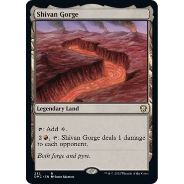 Image for Shivan Gorge (232) (DMC) - Magic: The Gathering