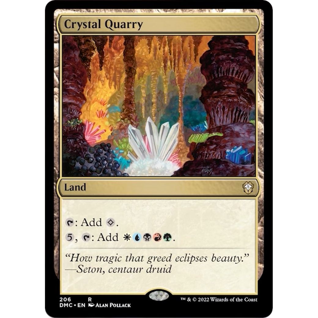 Image for Crystal Quarry (206) (DMC) - Magic: The Gathering