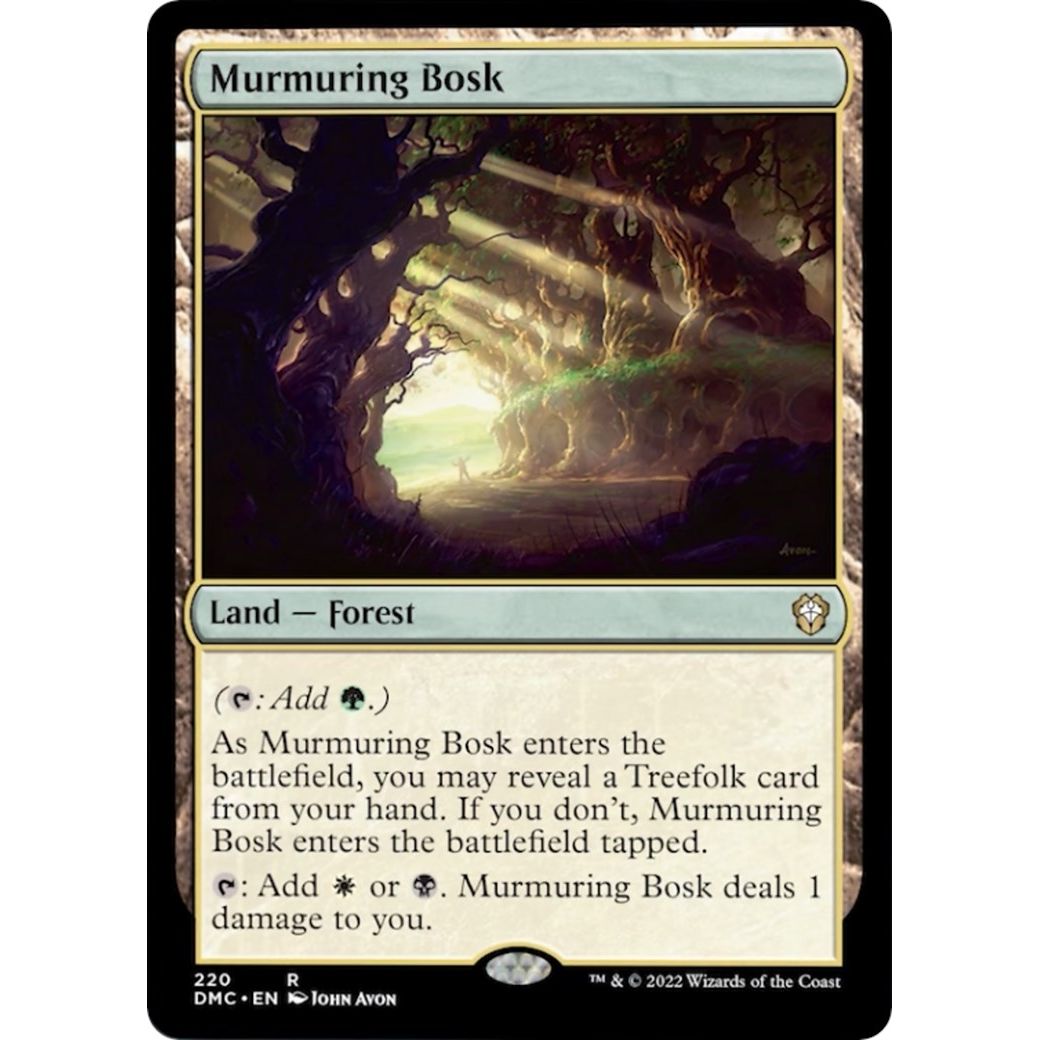 Image for Murmuring Bosk (220) (DMC) - Magic: The Gathering