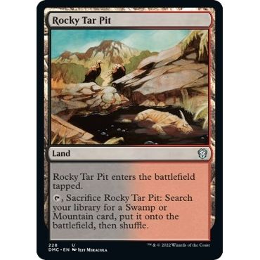 Image for Rocky Tar Pit (228) (DMC) - Magic: The Gathering
