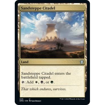 Image for Sandsteppe Citadel (229) (DMC) - Magic: The Gathering