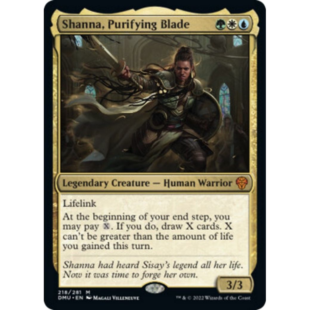 Image for Shanna, Purifying Blade (218) (DMU) - Magic: The Gathering