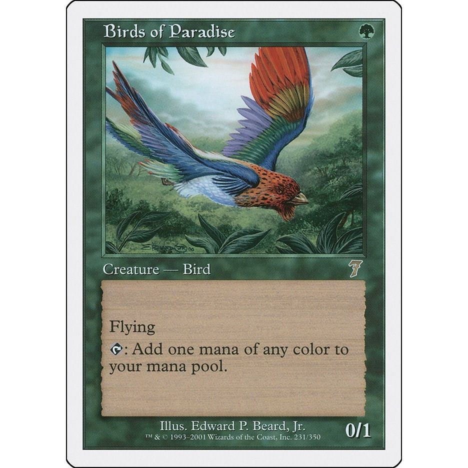 Image for Birds of Paradise (231) (7ED) - Magic: The Gathering