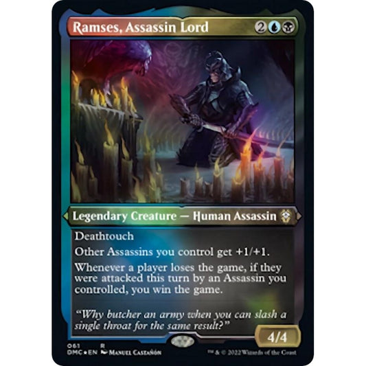 Image for Ramses, Assassin Lord (Foil Etched) (61) (DMC) - Magic: The Gathering
