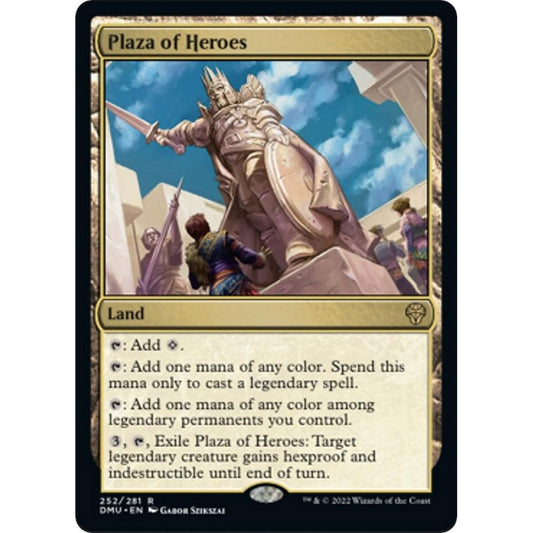 Image for Plaza of Heroes (252) (DMU) - Magic: The Gathering