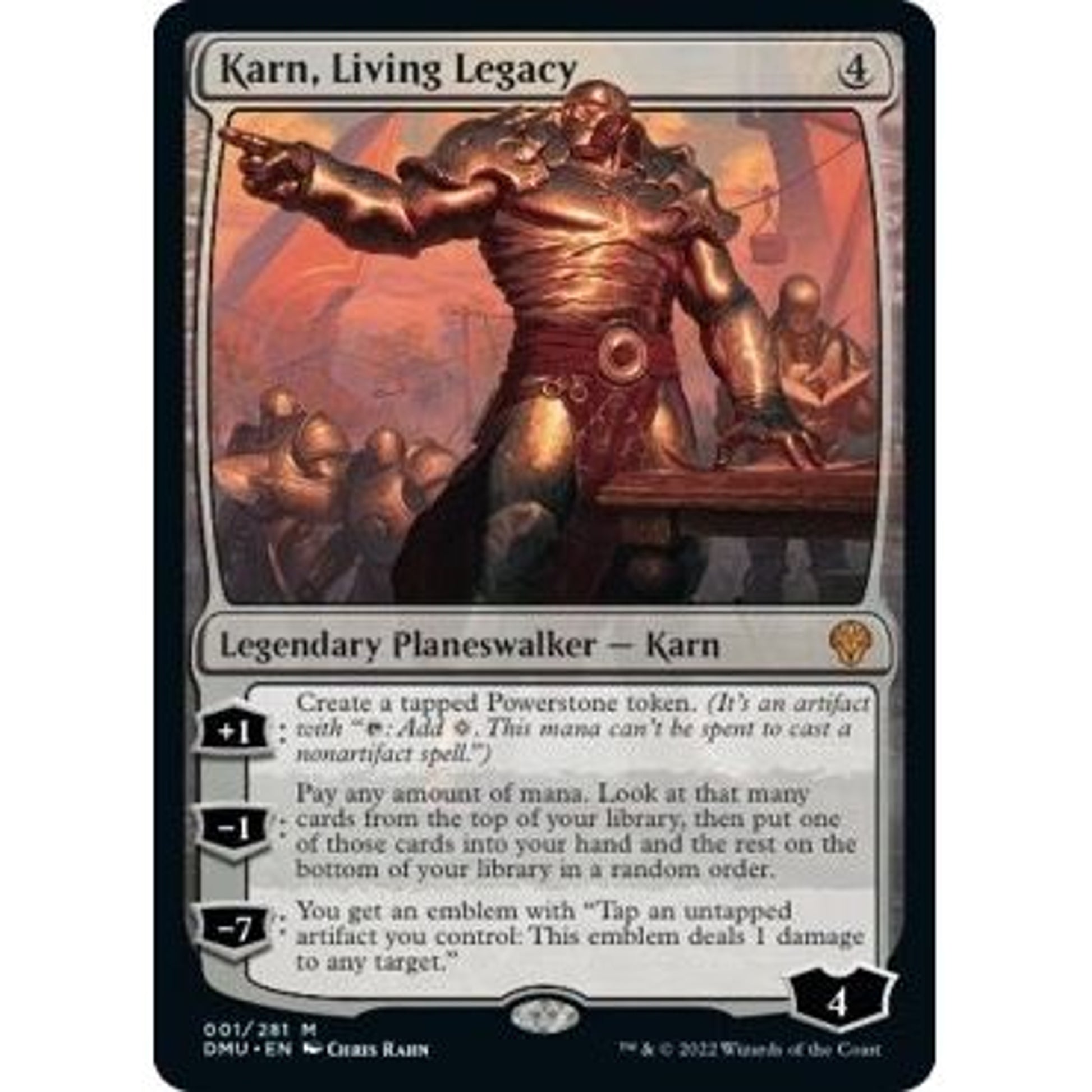 Image for Karn, Living Legacy (1) (DMU) - Magic: The Gathering