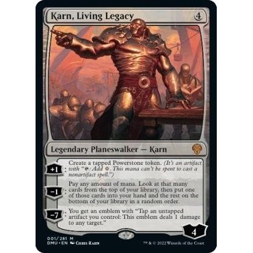 Image for Karn, Living Legacy (1) (DMU) - Magic: The Gathering