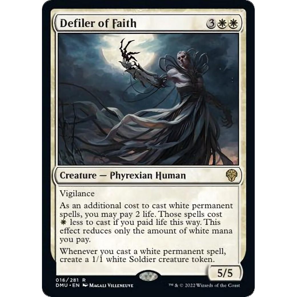 Image for Defiler of Faith (16) (DMU) - Magic: The Gathering