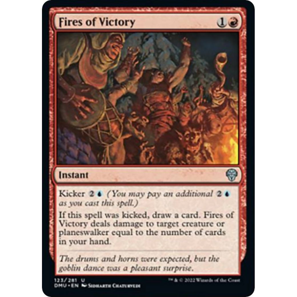 Image for Fires of Victory (123) (DMU) - Magic: The Gathering