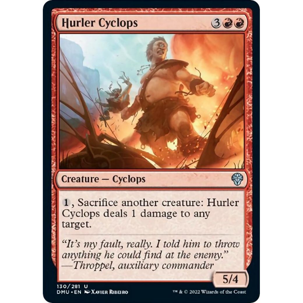 Image for Hurler Cyclops (130) (DMU) - Magic: The Gathering