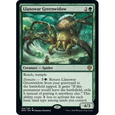 Image for Llanowar Greenwidow (169) (DMU) - Magic: The Gathering